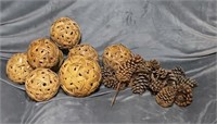 Decorative Balls & Pine Cones