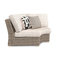 Beachcroft Curved Corner Chair With Cushion