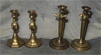 Matching Brass Candle Holders