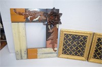 Assorted Frames, Two Old Asian Pictures