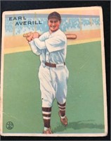 1933 Goudey #194 Earl Averill Lower grade Conditio
