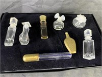 8 Miniature Perfume Bottles