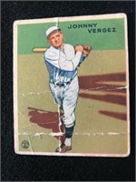 1933 Goudey #233 Johnny Vergez Lower grade Conditi
