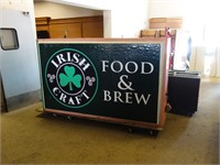 Exterior Double Sided Back Lit LED Sign