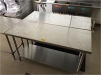 5' Stainless Prep Table