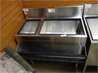 Cold Plate/Ice Bin with Liquor Rail