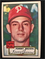 1952 Topps #281 Tommy Brown SP Semi High Lower gra