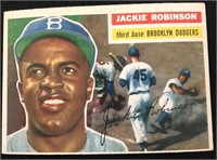 1956 Topps #30 Jackie Robinson Clean Mid grade Con