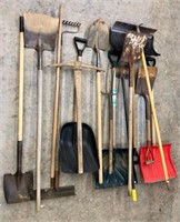 (15) Assorted long handle tools to include