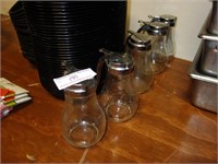 Lot of 5 Syrup Pourers