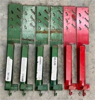(6) 10" Adjustable pitch roofing brackets,