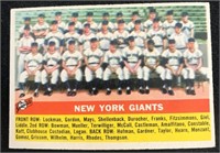 1956 Topps #226 New York Giants Mid grade Conditio