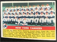 1956 Topps #251 New York Yankees Mid grade Conditi
