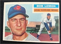 1956 Topps #255 Bob Lemon HOF Lower grade Conditio