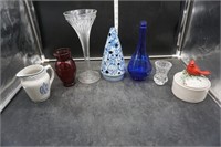 Vases & Home Décor, Blue Bottle