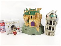 Harry Potter: Jouets chateau et tour + figurine
