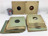 20 vinyles 78 tours dont RCA Victor, Columbia