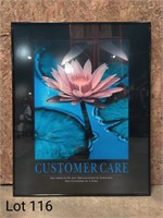 Customer Care Inspirational Quote, 24inX30in