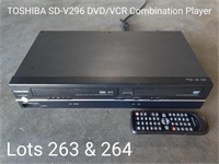 TOSHIBA SD-V296 DVD/VCR Combination Player