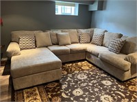 4 PCE. SECTIONAL COUCH - CHAISE 74" X COUCH 97" X