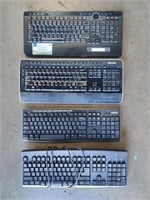 4x Corded & Battery Powered Keyboards