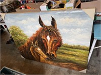 HORSE OIL PAINTING - 48x36"