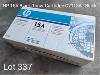 HP 15A Black Toner Cartridge C7115A - Black
