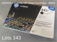 Q5950A HP 643A HP Toner Cartridge - Black
