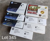 Assortment of HP Ink Cartridges