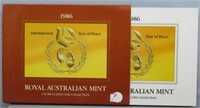 Royal Australian Mint UNC Coin Set 1986