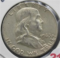 1963-P Franklin Half Dollar.