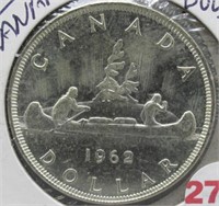 1962 Candaian Dollar.