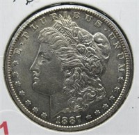 1887-S Morgan Dollar.