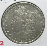 1890-O Morgan Dollar.