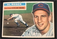 1956 Topps #35 Al Rosen Nice Looking Condition. Se