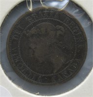 1887 Canada Fine Large Cent.