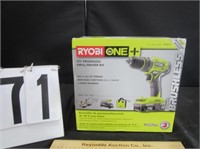 Ryobi One+ 18 volt Brushless Drill / Driver Kit