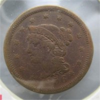 1856 US Large Cent Upright 5.