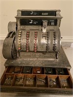 Antique 1900s National Cash Register