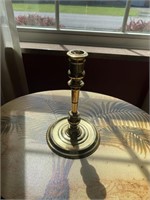 8" brass candle holder