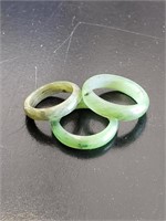 Lot of Jade Rings