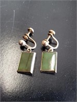 Jade Earrings - Gold Filled