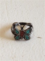 Butterfly Ring Sterling