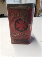 Vintage Red Cross Coffee Tin