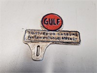 Vintage Cast Iron Gulf Gasoline