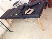 Portable fold up massage table