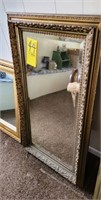 Framed beveled mirror --25' x 46"