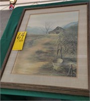 framed print--Golden Harvest by