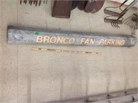 concrete bronco fan parking 70"