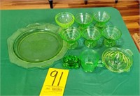 misc. green glass